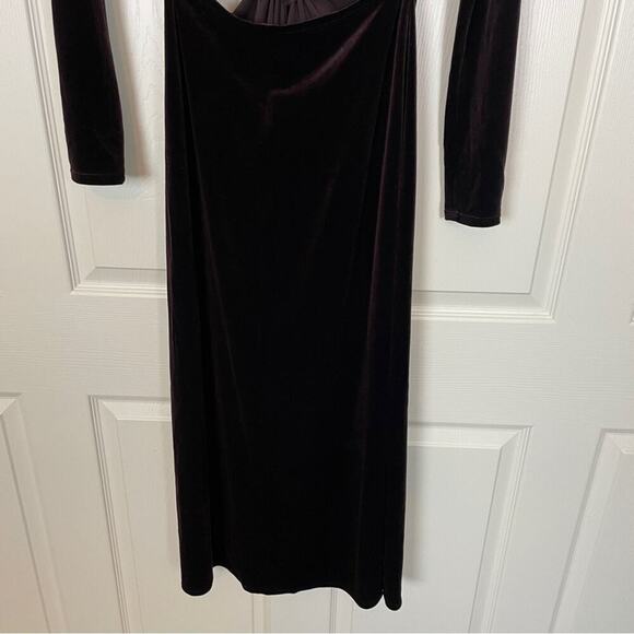 A.L.C. Maeve Java Brown Cut Out Velvet Midi Dress NWT - Picture 8 of 12